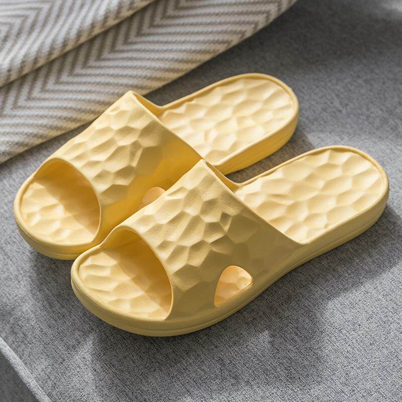 New water cube Q bomb slippers couple four seasons indoor non-slip home bathroom sandals and slippers men and women soft bottom sandals