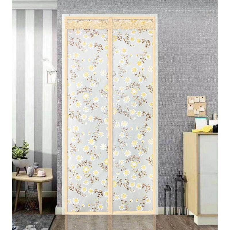 Magnetic suction self-suction door curtain magnet for suction shop Commercial air conditioning Wind-proof transparent plastic PVC soft push-pull partition window