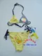 Bộ ba màu hoạt hình dễ thương cho bé gái Bộ đồ bơi bikini xẻ tà Disney Minnie Áo tắm cho bé gái 2-4 bé - Bộ đồ bơi của Kid