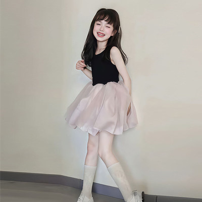 In-Stock Children's Clothing Girls' Dresses 2026 Summer New Stylish and Super Pretty Unique Beautiful Princess Dresses for Little Girls — 1