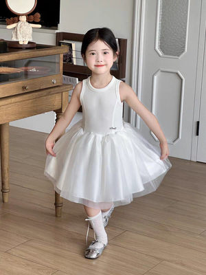 In-Stock Children's Clothing Girls' Dresses 2026 Summer New Stylish and Super Pretty Unique Beautiful Princess Dresses for Little Girls — 2