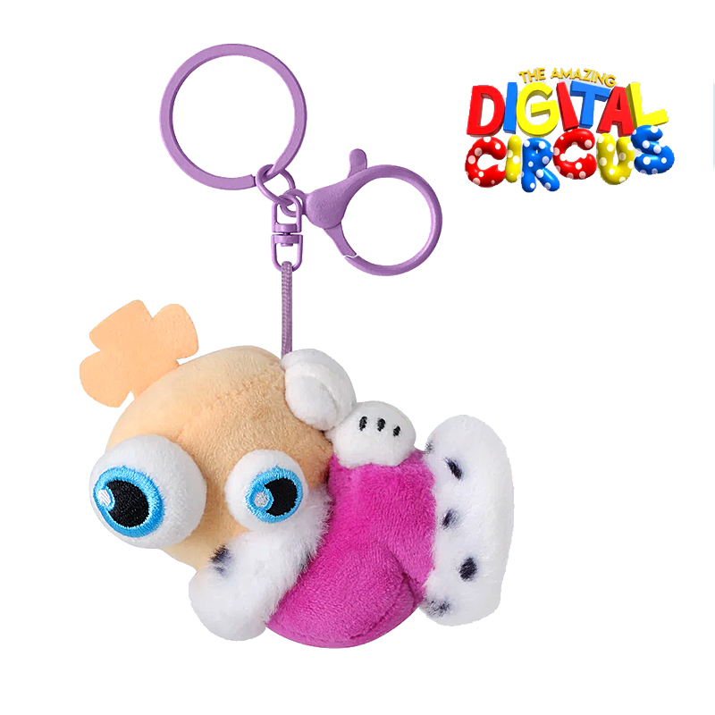In Stock: Magical Numbers Circus Keychain Official Zhou Pamni Handmade Figurine Pendant Authentic Doll