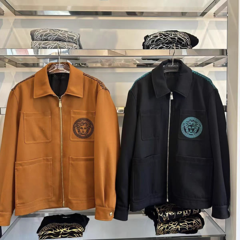 [in Stock] Versace Men's Patchwork Jacket in Multiple Colors