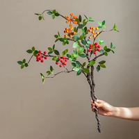 1 ветка яблони (красная) + 1 ветка яблони (оранжевая)