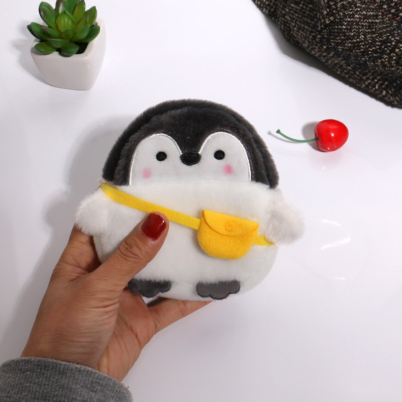 Cute Plush Little Penguin Coin Purse for Girls, Small Wallet Pendant, Cartoon Mini Zipper Coin and Card Holder for Couples Cute Plush Little Penguin Coin Purse for Girls, Small Wallet Pendant, Cartoon Mini Zipper Coin and Card Holder for Couples