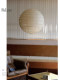 Noguchi Isamu 55D Japanese Wabi-Sabi Rice Paper Pendant Light Designer Model for Restaurant, Vintage Bedroom, Study, Homestay Decorative Light
