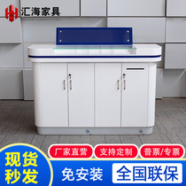 Baking Varnish Agricultural Bank Fill Single Desk Counter Banking Hall Information Bill Filling Desk Farm Line Filling Single Table Demonstration Desk