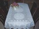 ຂໍ້ສະເໜີພິເສດ lace fabric tablecloth tablecloth coffee table cloth white round tablecloth ຕູ້ຊັກເຄື່ອງ cover cloth thickened type