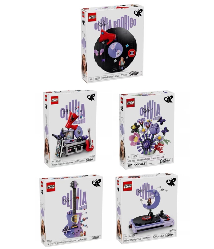 Lego Olivia Rodrigo 43028 Vinyl Record 43029 Concert 43030 Storage Room 43031 Guitar Lego Olivia Rodrigo 43028 Vinyl Record 43029 Concert 43030 Storage Room 43031 Guitar