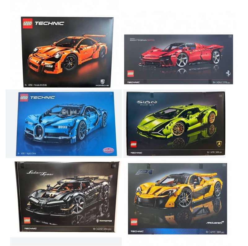 Lego 42083 Bugatti 42056 Porsche 42115 42143 42172 Koenigsegg 42232 Building Blocks