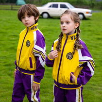 Primary school uniforms spring and autumn clothes first grade Autumn Games opening ceremony class uniforms kindergarten Garden uniforms three sets