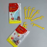 Детская портативная зубная нить, детская одежда, защита от кариеса