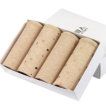 Brief Colorful Cotton Triangle Briefs Lady Sexy Pure Cotton Fabric All Season Middle Waist Closets Girls Cute Girl 4 strips