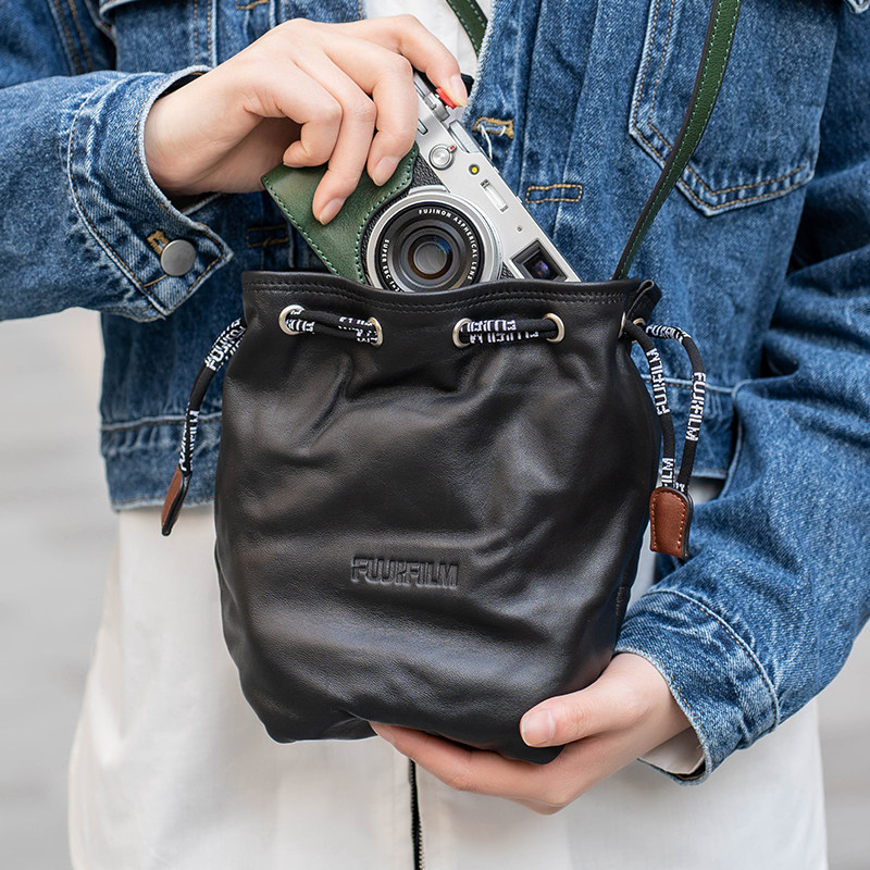 Fuji xs10 camera bag xt5 protective sleeve x100v sheep leather bag xt30xt4 micro single liner containing bag XS20-Taobao