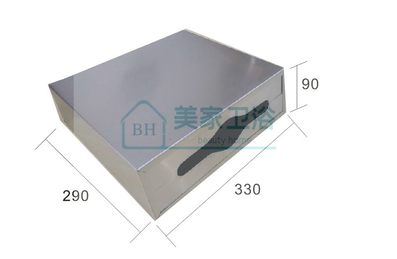 Hanqiao Hanbri dressing room 304 stainless steel mirror rear removable toilet paper box mirror rear box toilet paper box tissue box