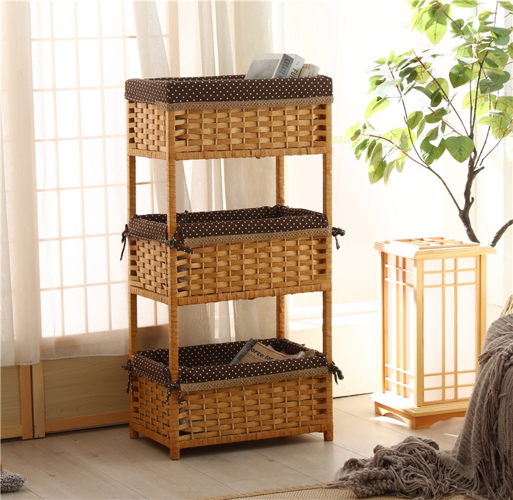 Such as silk grass choreography storage cabinet Locker Locker VINE-MADE BEDROOM TOY FINISHING CHILDREN SOLID WOOD PLACING MULTIPLE LAYERS