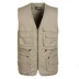 Mùa thu và mùa đông trung niên vest nam V-cổ nhiều túi vest cha cộng với cotton dày hơn kích thước vest vest cotton