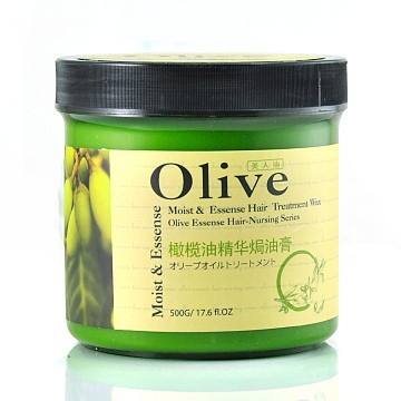满99元包邮正品生活良品橄榄精油柔顺焗油膏500g 改善毛躁枯发