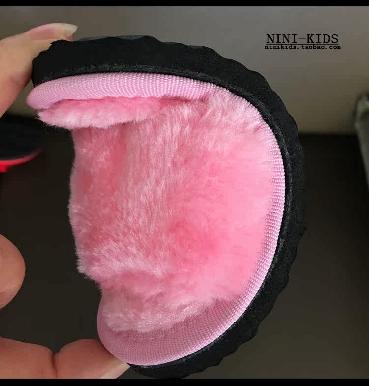 Pantoufles enfants en suède pour printemps - semelle plastique - Ref 986558 Image 15