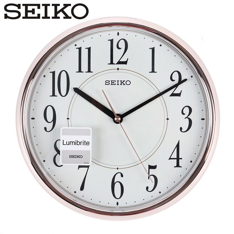 2017 New Seiko An Luminous Wall Clock 11 Inch Living Room 2017 New Seiko An Luminous Wall Clock 11 Inch Living Room Bedroom Rose