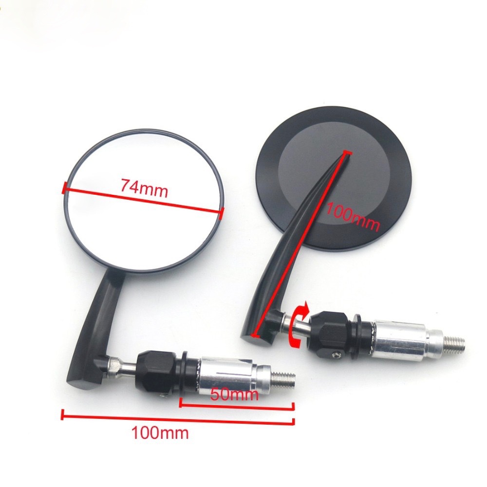 Jinjila 300 modified aluminum alloy rearview mirror large field of view handle rearview mirror HD rearview mirror