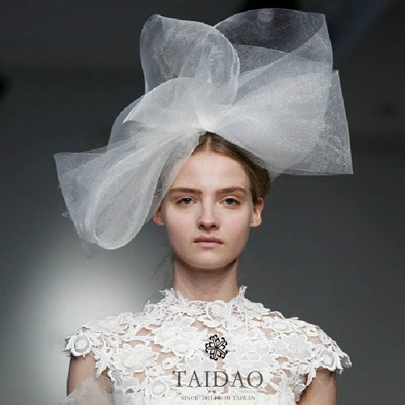 Taidao white black wedding skirt Plastic mesh headdress material DIY material accessories Elastic mesh