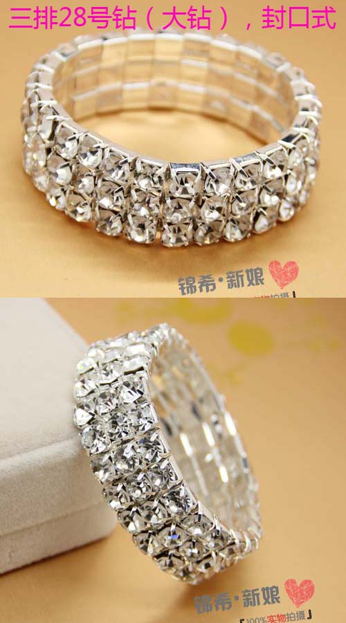 Siêu Đèn Flash Rhinestone Bracelet Armband Đồ Trang Sức Cô Dâu Bracelet Phụ Kiện Vòng Đeo Tay Vũ Hiệu Suất Phụ Kiện Nhà Máy Trực Tiếp