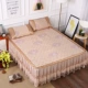 Giường váy băng lụa mat ba mảnh ren bedspread 1.8m có thể tháo rời ra gấp đôi mùa hè ghế lạnh - Thảm mùa hè