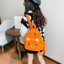 Cartoon kindergarten schoolbag cute childrens schoolbag 3-year-old baby backpack little girl backpack tide 6-year-old bag