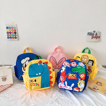 Kindergarten tide childrens small schoolbag preschool girl cartoon dinosaur childrens backpack male light cute Net red shoulders