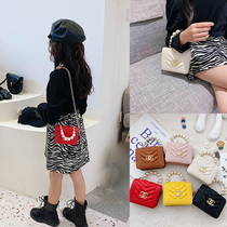 Pearl girl Hand bag children small fragrant wind bag fashion princess bag Korean version of tidal Air girl shoulder bag