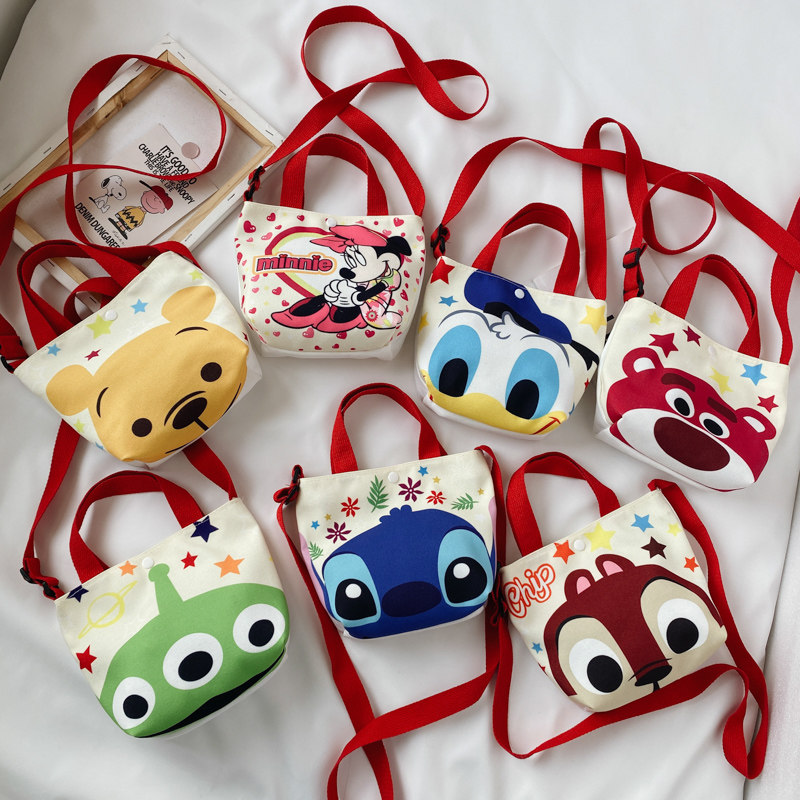 Cute Lunch Bag Children Sails Cloth Bag Girl Single Shoulder Inclined Satchel Bag Baby Handbag Male Girl Small Satchel Bag