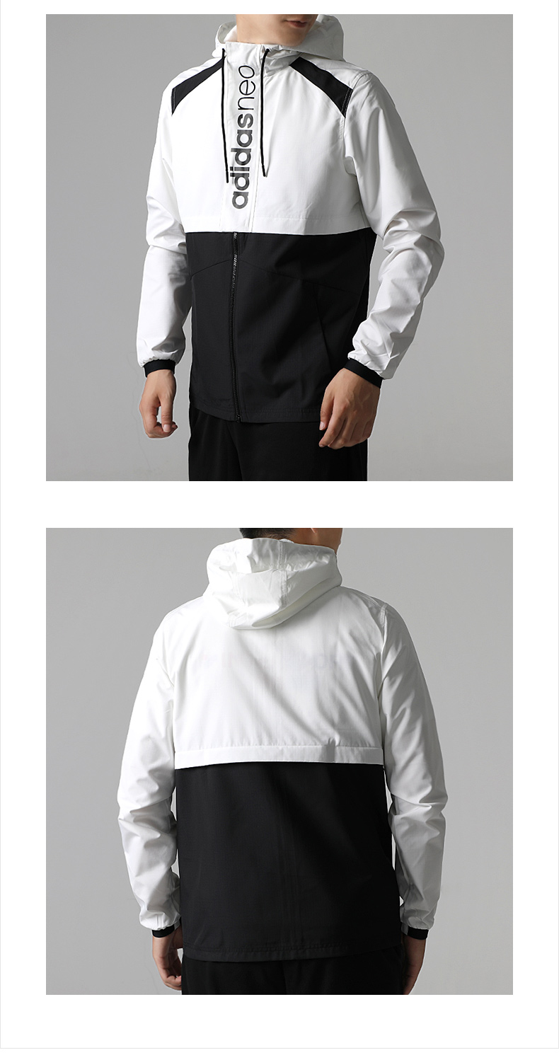 Áo khoác nam Adidas Adidas 2019 xuân hè mới dệt áo khoác thể thao trùm đầu giản dị CV9288 - Áo khoác thể thao / áo khoác áo khoác tập gym nữ