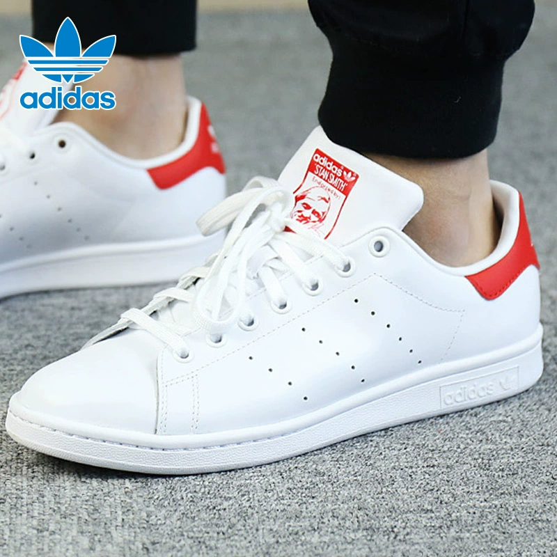 ADIDAS Giày thể thao nam Adidas clover giày nữ đuôi xanh nhỏ giày trắng giày thể thao