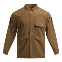 Under Armor UA autumn and winter urban wild series mens sports and leisure long-sleeved wide shirt 1389295-498