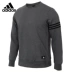 Áo len Adidas Adidas nam 2019 mùa thu thể thao và giải trí dày cổ tròn áo thun thủy triều DX2480 - Thể thao lông cừu / jumper hoodie tay ngắn Thể thao lông cừu / jumper