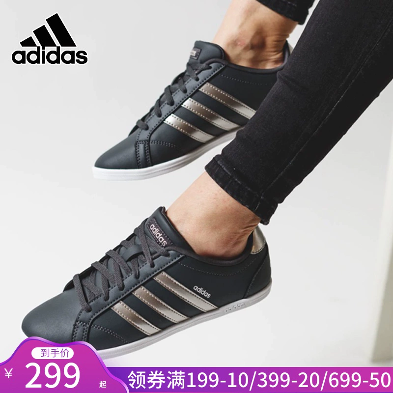 Giày thể thao nữ Adidas mùa thu 2019 mùa thu mới giày thể thao nhẹ thấp hàng đầu giày thường giày F34704 - Dép / giày thường