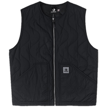 converse Converse versatile trendy mens wavy quilted quilted vest retro cotton vest 10025267-A01