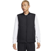 NIKE Nike Vêtements en coton pour hommes 2024 printemps nouveau sport coton costume chaud gilet coton FB7554-010