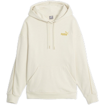 Puma hooded sweatshirt womens pullover 2023 new loose velvet sportswear jacket 680146-87