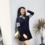 Thích hợp cho phụ nữ béo mặc quần áo mùa thu và mùa đông cho người béo mới. Mỡ siêu mỏng mm trên người phụ nữ có kích thước lớn cộng với áo sơ mi béo áo thun nữ đẹp