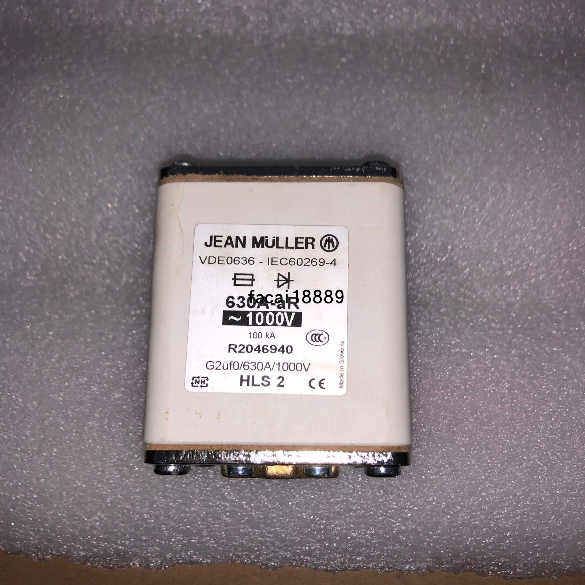 jeanmuller fuse R2046940 630A-aR 1000V (G2UF01 HLS2)