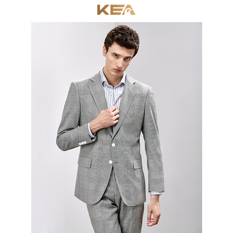 KEA Inglo Wind spring Welsh Prince Gersey suit Men's business casual Suit Jacket Jacket