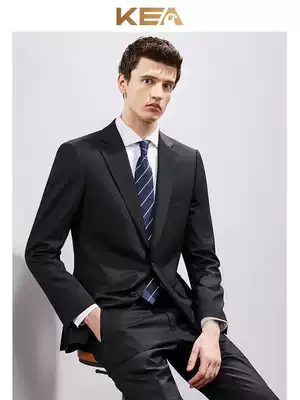 KEA autumn new black suit suit suit men suit groom wedding dress slim business office suit