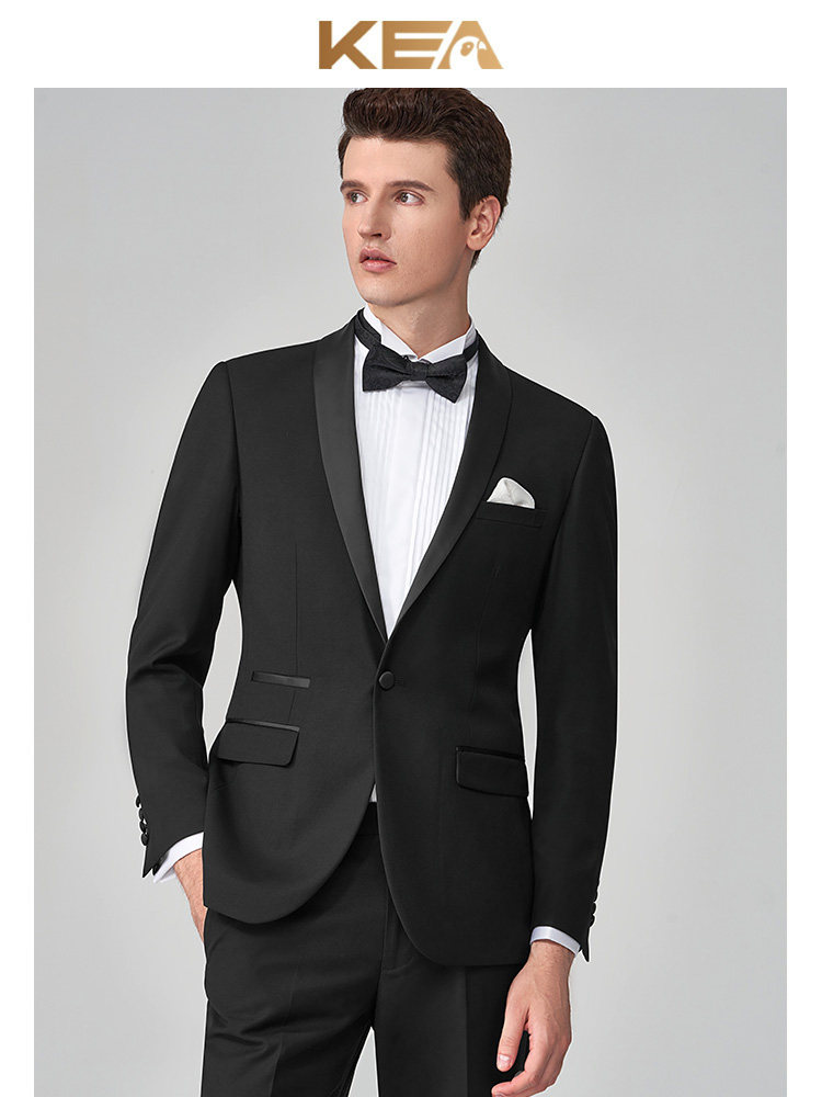 KEA Groom suit suit Slim wedding suit Wedding banquet host custom men's Tasto dress