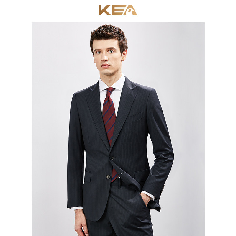 KEA New Pint Pencil Striped Suit Suit Men Business Casual Wear wool to work Positive Dress Banquet Suits