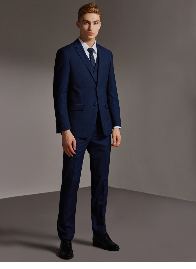 Bộ đồ công sở KEA phù hợp với nam phiên bản Hàn Quốc của bộ đồ chú rể mảnh mai - Suit phù hợp vest nam cá tính
