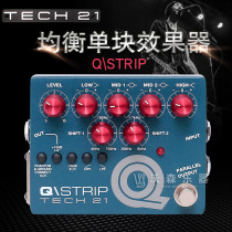 TECH21 QStrip balanced EQ preamp DI box folk guitar electric guitar bass pedal effector