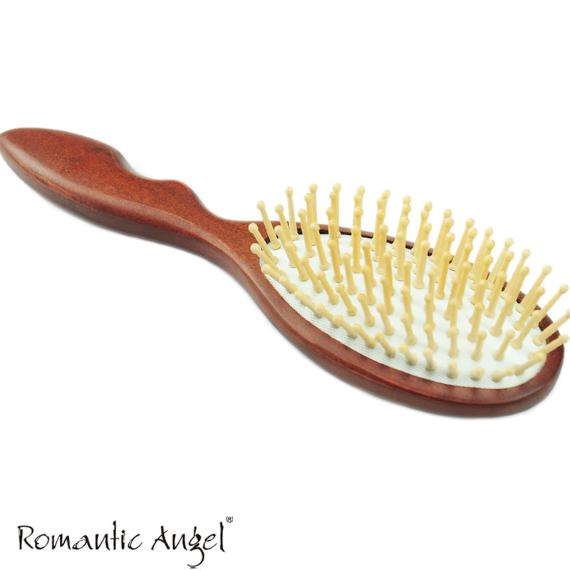 Wig new anti-static care comb airbag comb brush curl comb stereotyped comb solid wood needle wood tooth gift