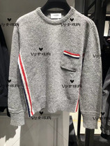 thom browne cardigan 19 autumn winter TB mens and womens side striped pullover sweater knitwear coat